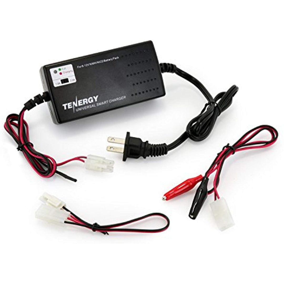 Tenergy Smart Universal Charger for NiMH/NiCd Battery Packs: 6V - 12V (UL)