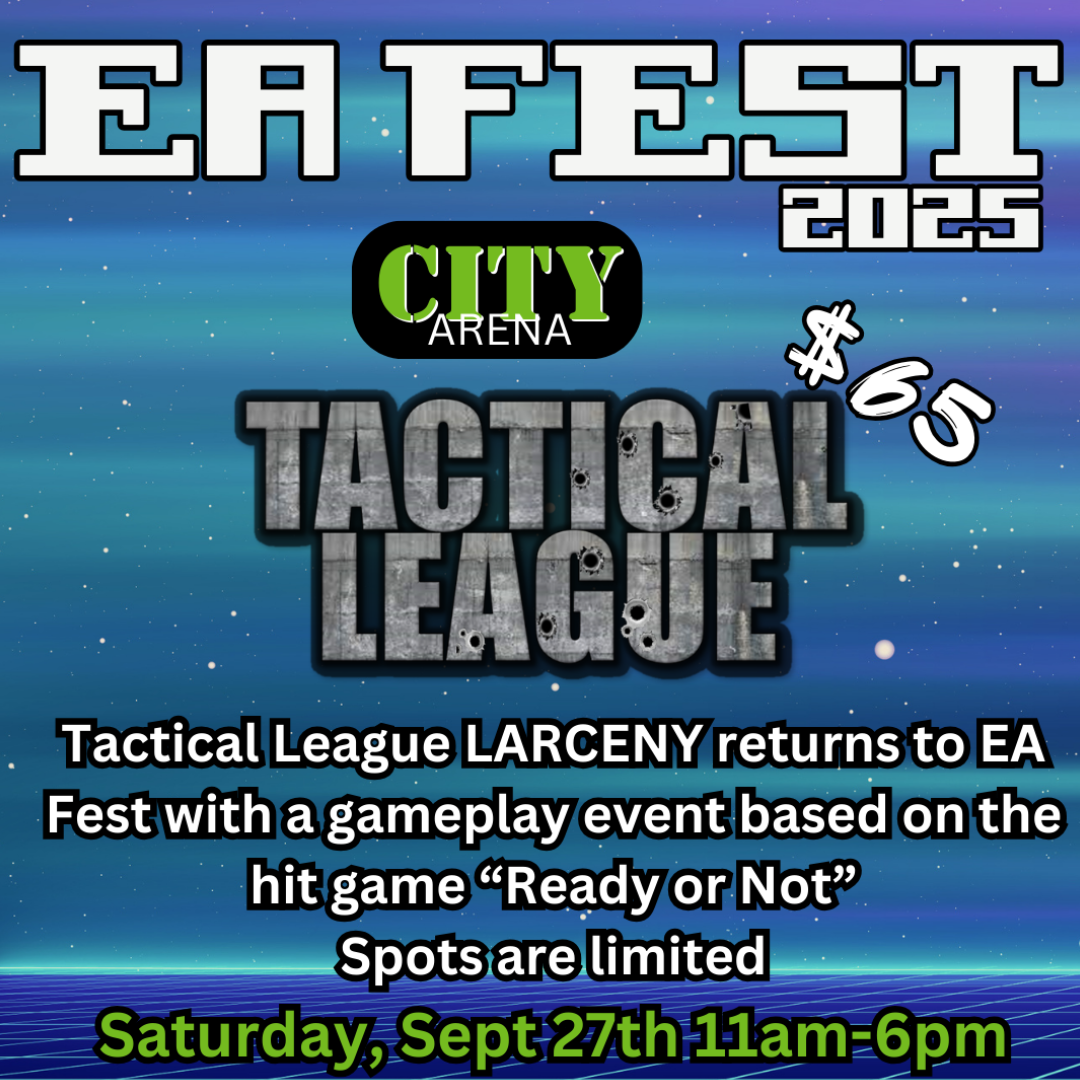Saturday City Arena LARCENY - Ready or Not