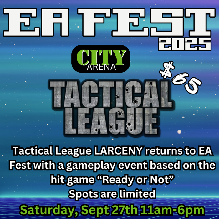 Saturday City Arena LARCENY - Ready or Not