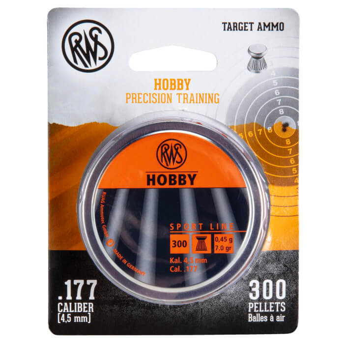 RWS Hobby .177 Airgun Pellets - 300ct