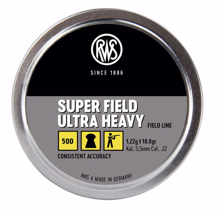 RWS Superfield Ultra Heavy Domed .22-500CT