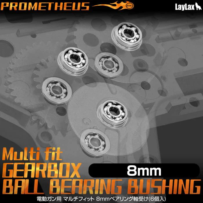 Prometheus Multi-Fit 8mm Bearings for Airsoft AEG Gearboxes