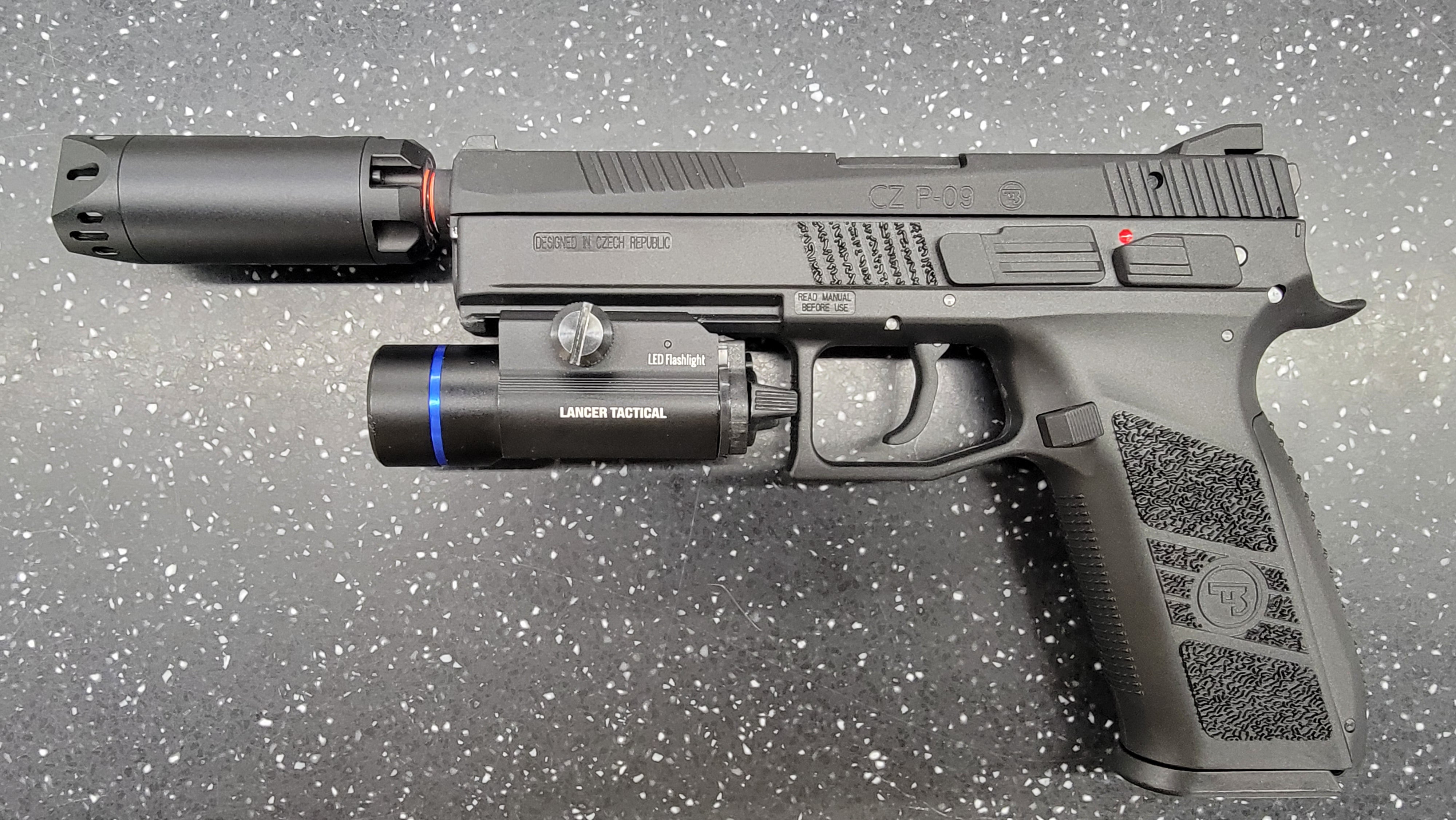 カーボネイト　CZ P09 Carbon8 CO2ガスブローバック CZ P09 TANカラー 新型チャンバー搭載 P