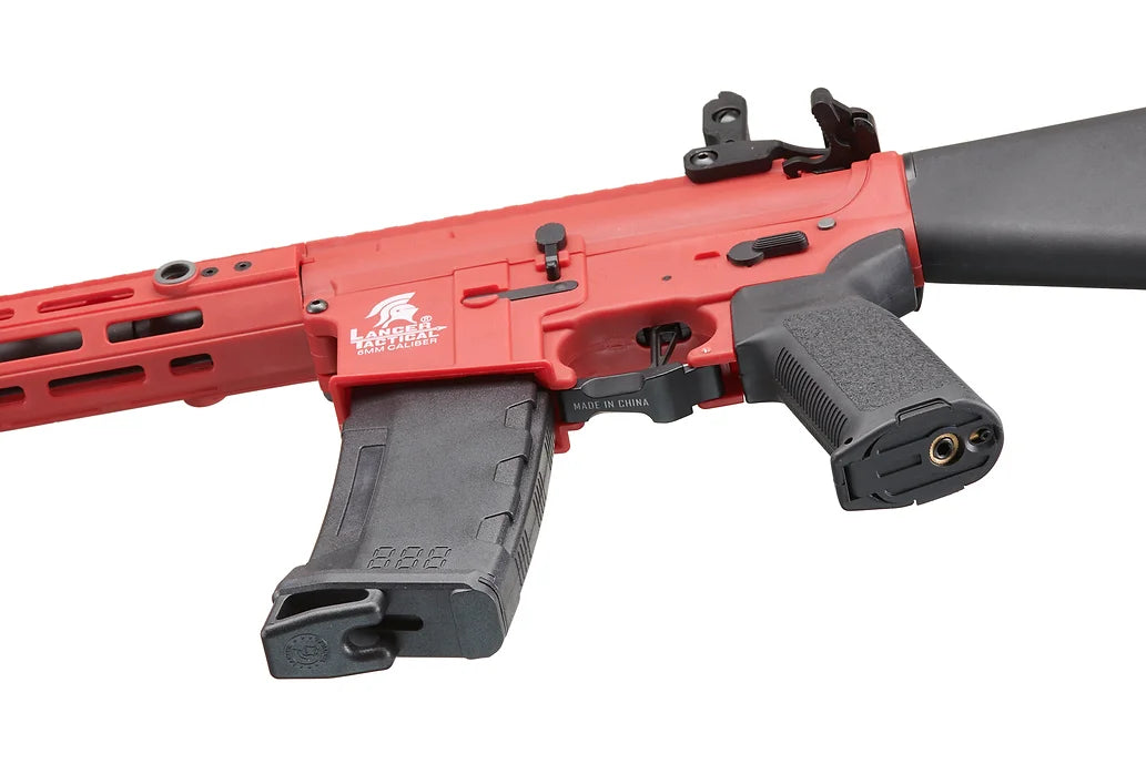 Lancer Tactical Gen 3 Hellion 7" M-LOK Airsoft AEG Rifle w/ Stubby Stock