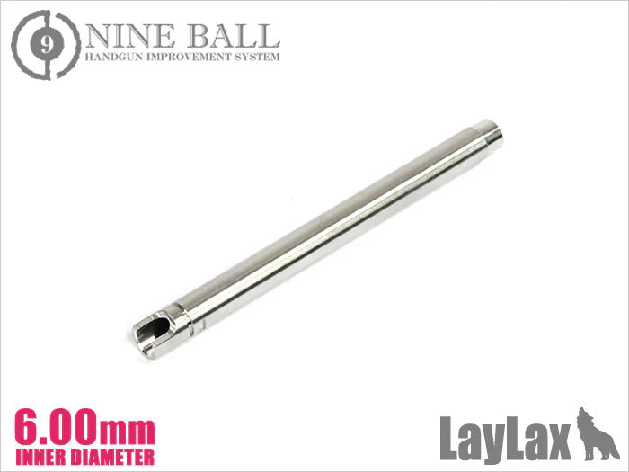 Laylax Nine Ball Power Barrel Tokyo Marui Gas Blowback Glock 34 102mm (6.00mm)