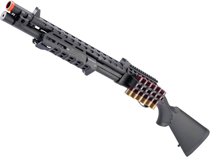 EMG x Strike Industries Tactical M870 CO2 Powered Pump Action Shotgun w/ M-LOK Handguard - Golden Eagle