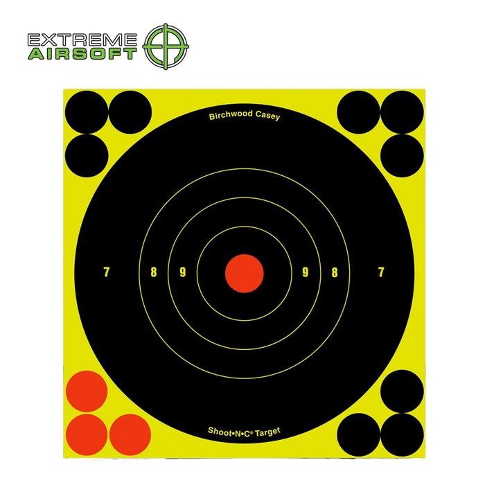 SHOOT•N•C® 6 INCH BULL'S-EYE, 12 TARGETS - 144 PASTERS