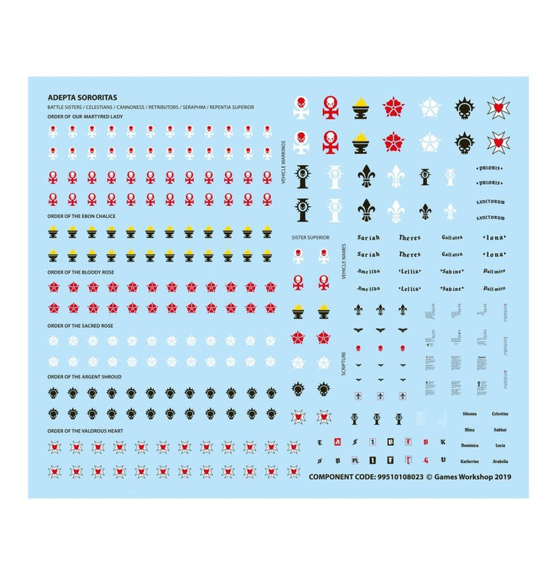 Warhammer 40K Adepta Sororitas: Battle Sisters Squad