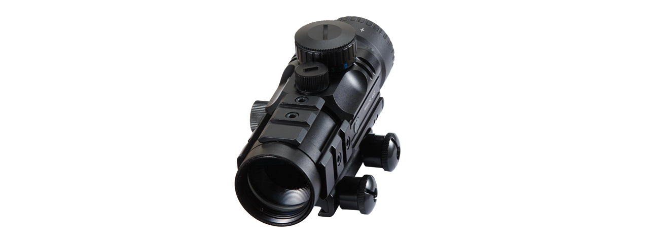 Lancer Tactical Prismatic 4x32 Compact Scope with Illuminated Reticle