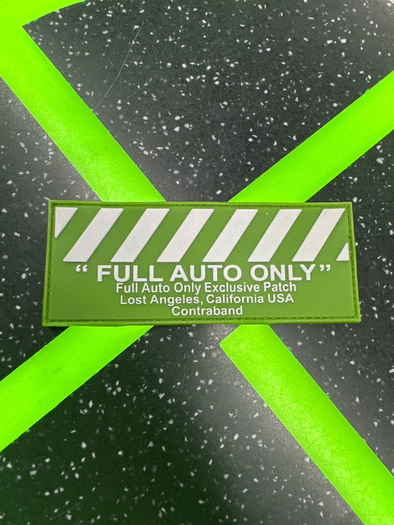 FullAutoOnly PVC Off White Collection "EA Green”