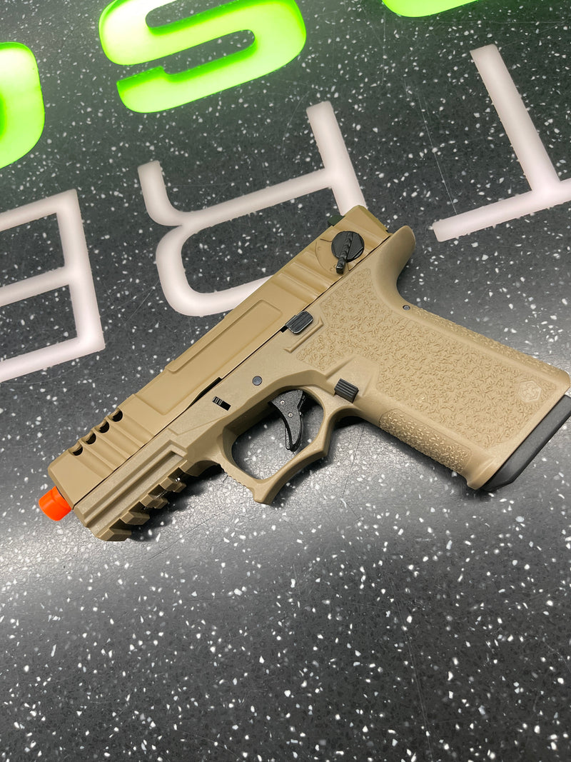 AW Custom VX8 Compact Series Select Fire Gas Blowback Airsoft Pistol