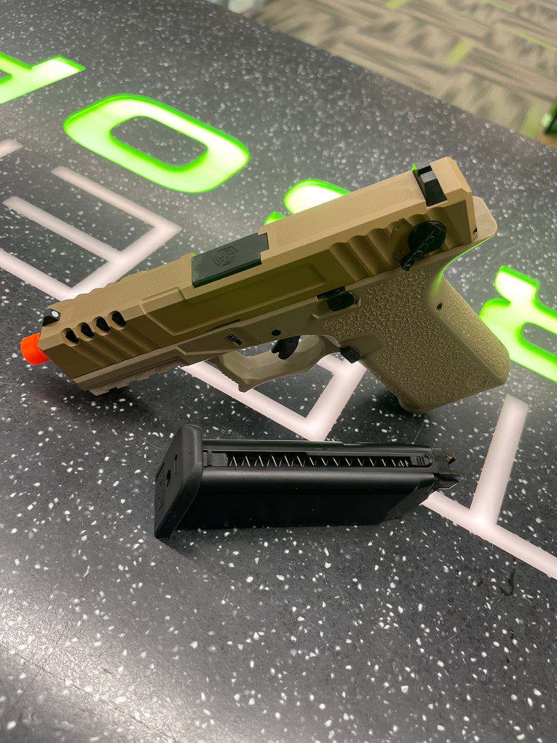 AW Custom VX8 Compact Series Select Fire Gas Blowback Airsoft Pistol