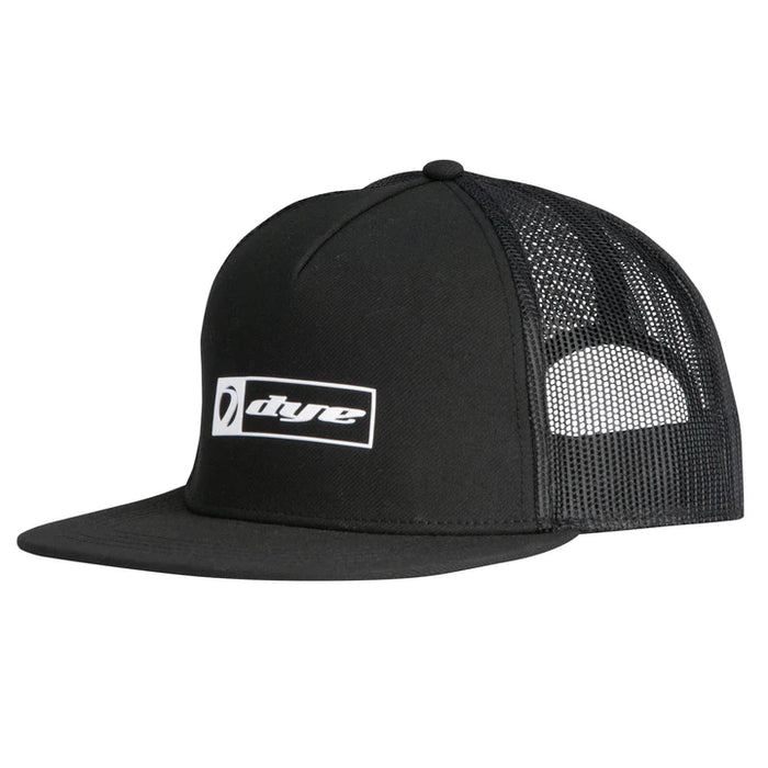 Dye Hat Sqaured Trucker Black/White