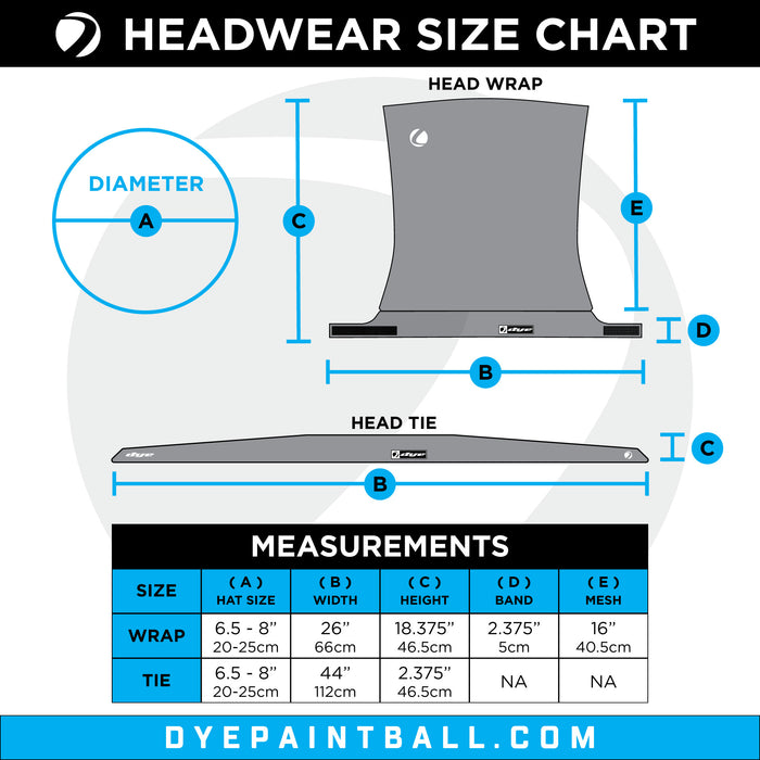 DYE X HALO - HEAD TIE - CONCEPTS BLACK/CYAN