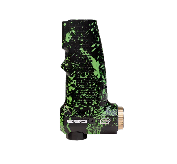 Monk Customs ESG-R Splattered - Aluminum Tank Grip w/ built-in Monk regulator