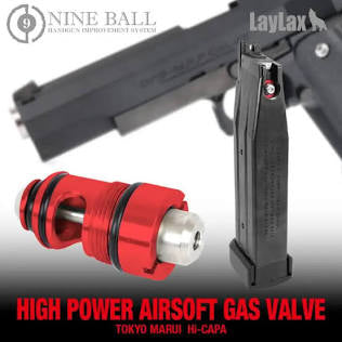 Laylax Hi-CAPA High Power Airsoft Gas Valve(Green Gas)