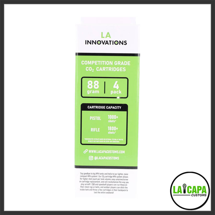 LA Innovations 88g CO2 Cartridges