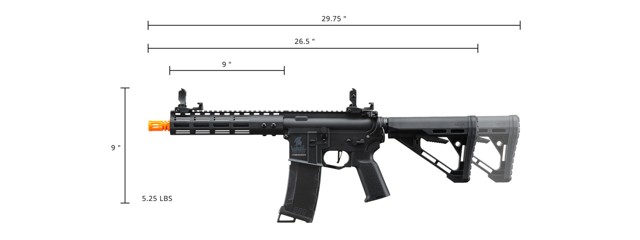 Lancer Tactical Gen 3 Archon 9" M-LOK M4 Airsoft Rifle w/ Delta Stock