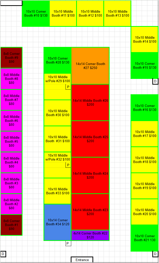 PD Flea Market Vendor Spots