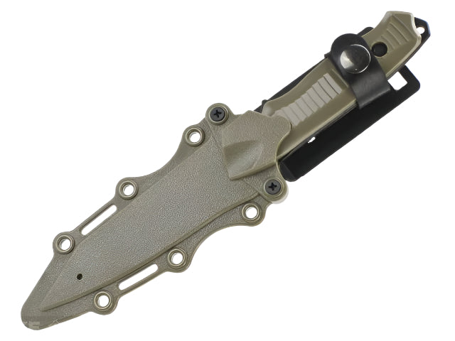 Matrix Aggressor 141 Type Rubber Training Knife w/ Hardshell Sheath