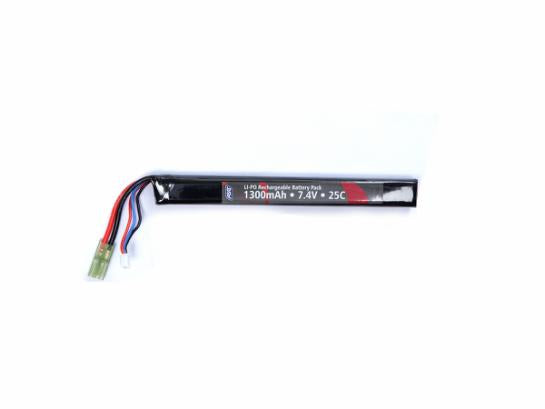 ASG 7.4V 1300 mAh LI-PO single stick Battery