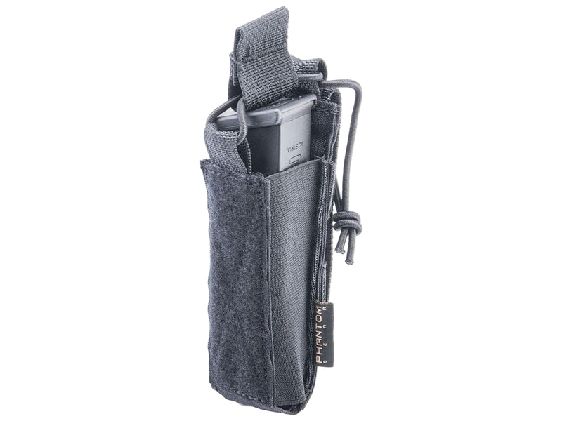 Phantom Gear Single Pistol Open Top Magazine Pouch w/ Loop Front