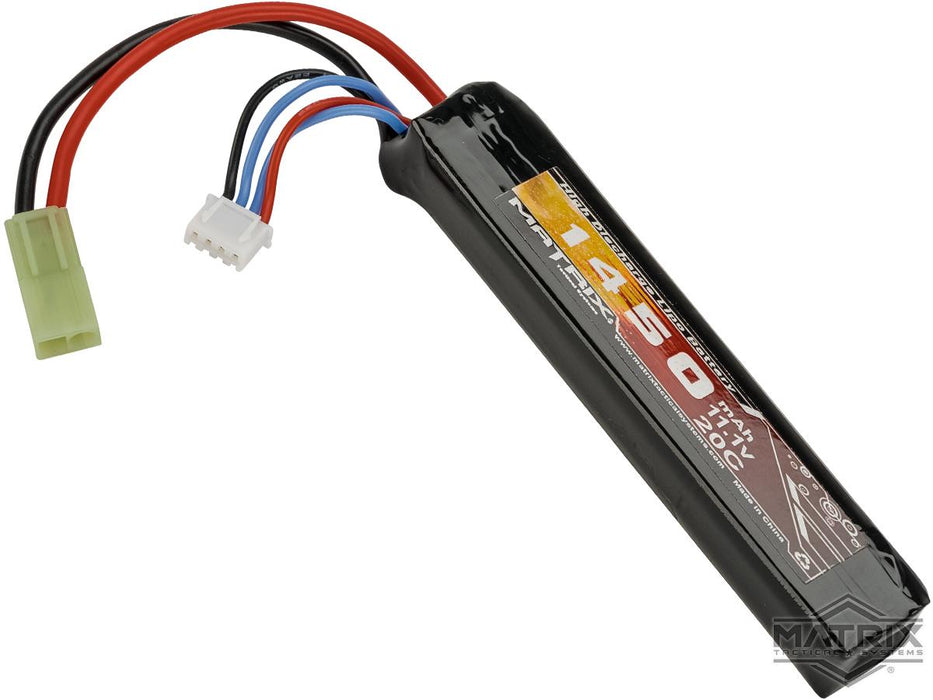 Matrix High Performance 11.1V LiPo Stick Battery 1450mAh - 20C / Small Tamiya