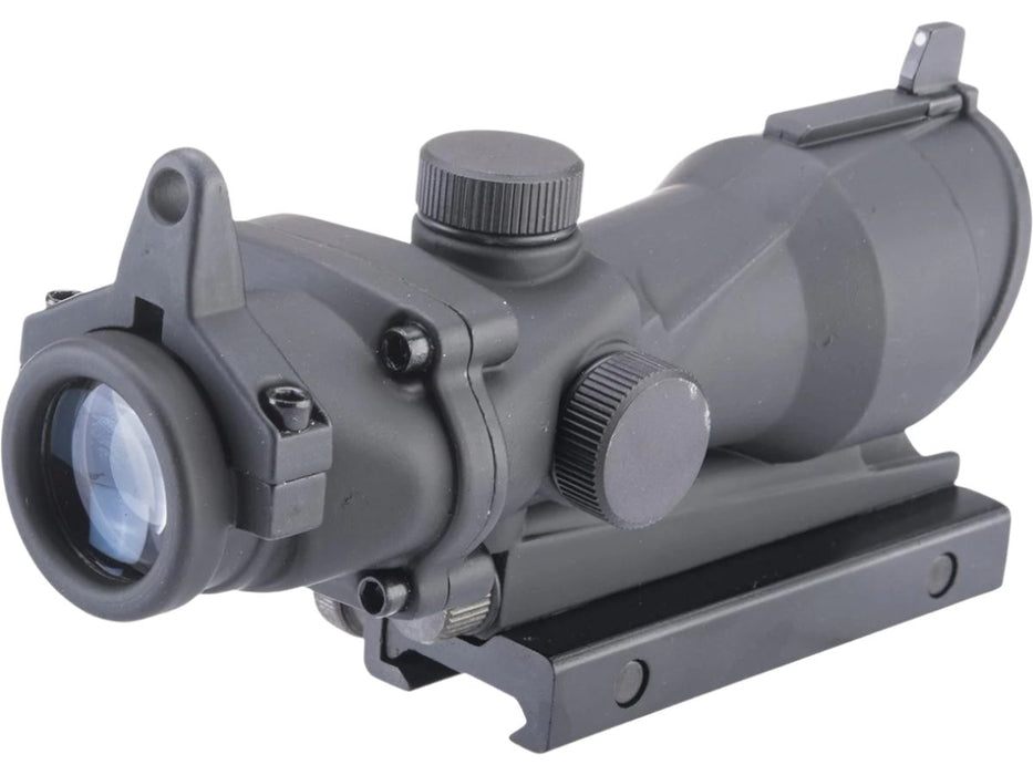 Element 4x32 Magnified Scope w/ Illuminated Reticle & Iron Sight