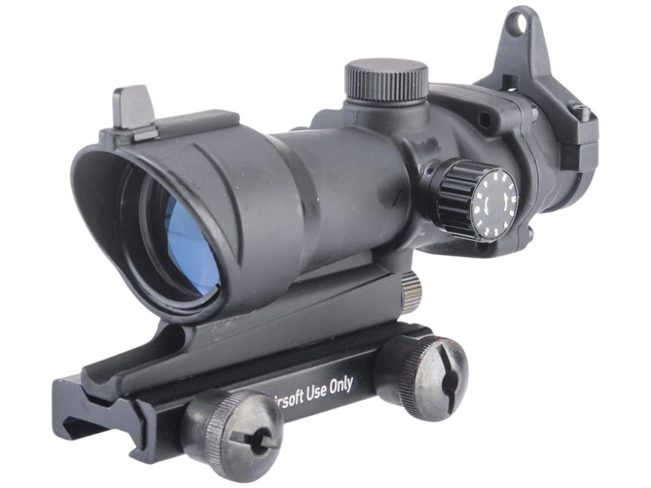 Element 4x32 Magnified Scope w/ Illuminated Reticle & Iron Sight