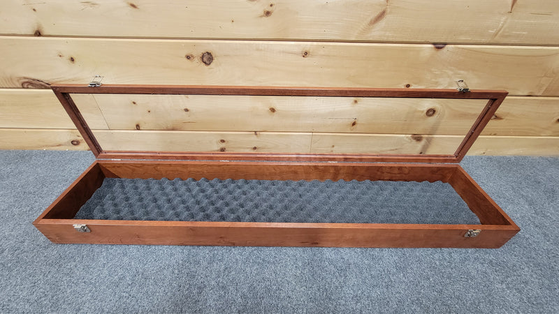 Rifle Display Chest - Solid Cherry Hardwood w/Security Locks