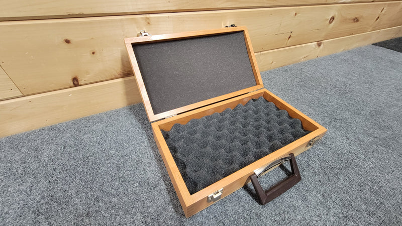 Two Pistol Storage Chest - Solid Alder Hardwood w/Security Locks