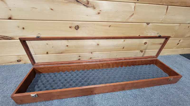 Rifle Display Chest - Solid Cherry Hardwood w/Security Locks