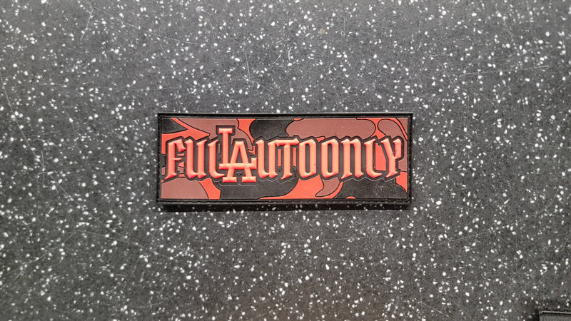 PVC Full Auto Only - Red/Black camo