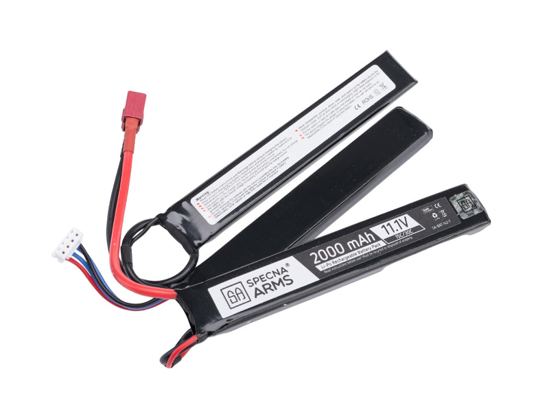 Specna Arms 11.1v 2000mah 30C T-Plug Tri-Cell Type LiPo Battery