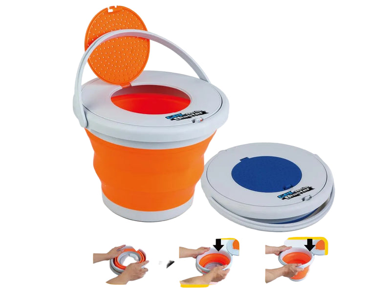Battle Blaster Collapsible Soaking Bucket for Gel Ball / Fishing / Camping