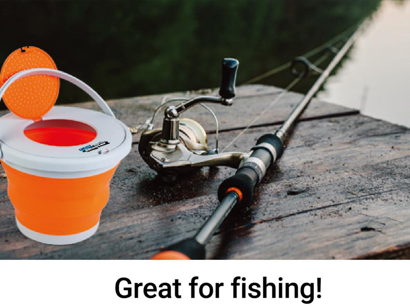 Battle Blaster Collapsible Soaking Bucket for Gel Ball / Fishing / Camping