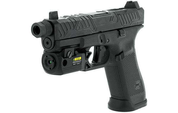 UTG Compact Pistol Laser, Green, Ambidextrous