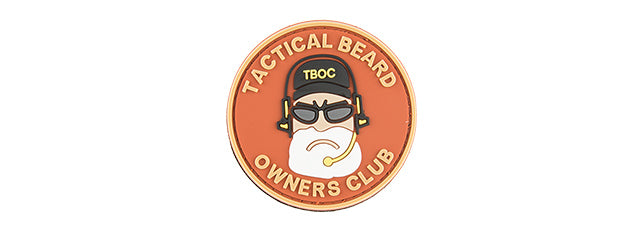 G-Force Tactical Beard Owners Club PVC Morale Patch