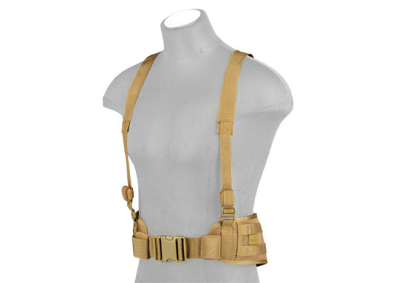 Lancer Tactical MOLLE Battle Belt W/ Suspenders