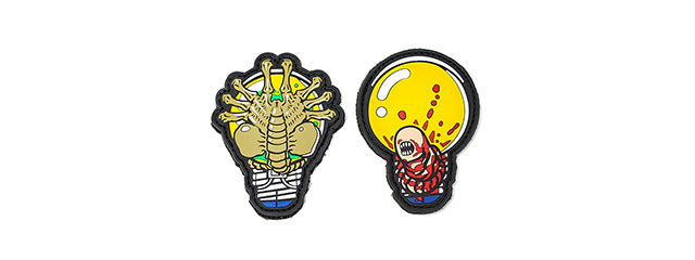 Aprilla Design Face Hugger / Chest Burst PVC Morale Patch