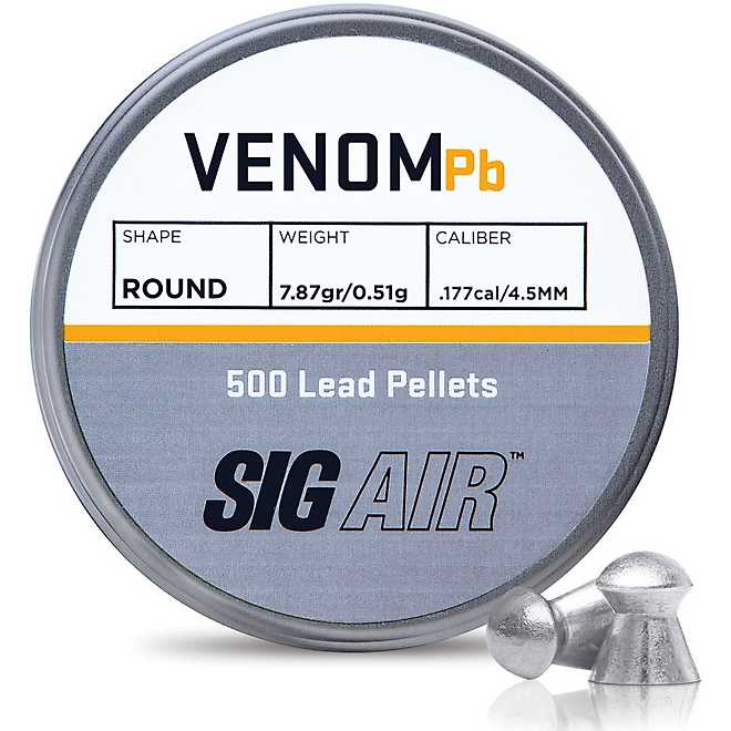 Sig Venom Lead Pellet .177 - 500ct