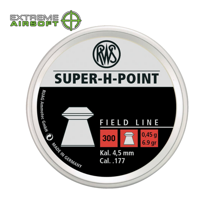 RWS Super H Point .177 Airgun Pellets - 300ct