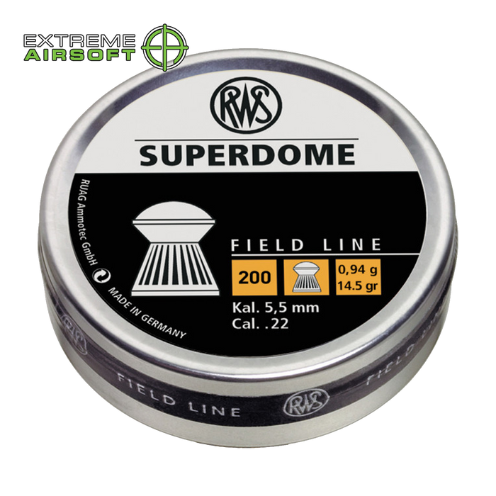 RWS SUPERDOME .22 AIRGUN PELLETS - 200ct