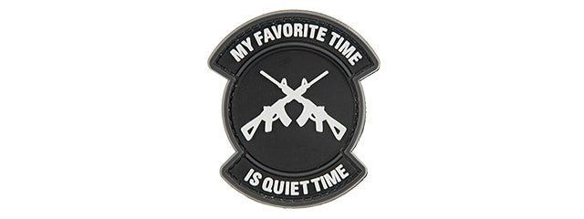 G-Force Rifle My Favorite Time Is Quiet Time PVC Morale Patch