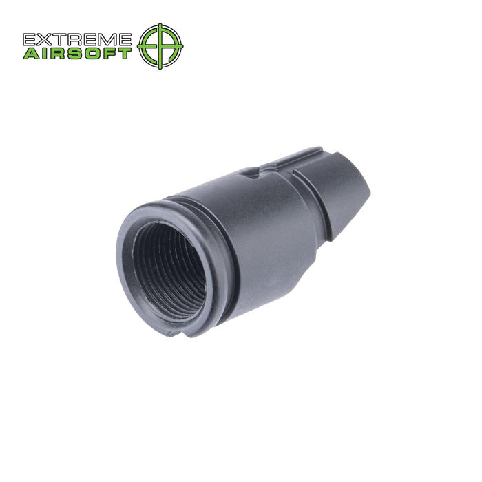 Matrix AKM Type Slant Full Steel Compensator / Flash Hider for AK Series Airsoft Rifles