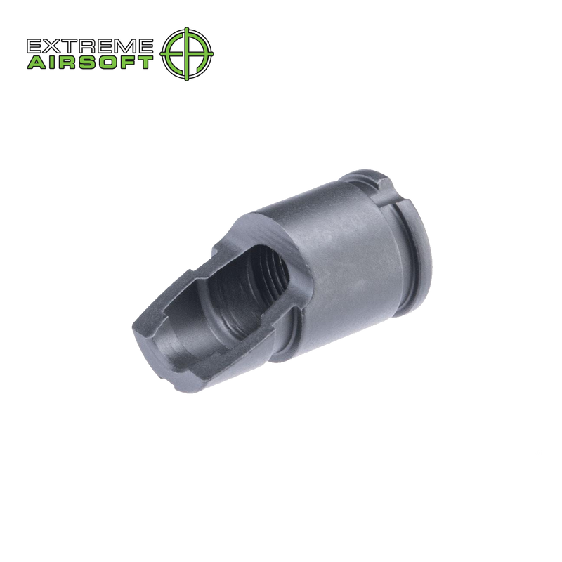 Matrix AKM Type Slant Full Steel Compensator / Flash Hider for AK Series Airsoft Rifles