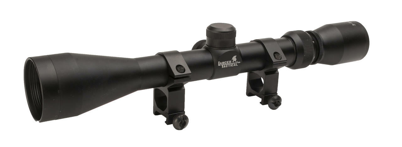 Lancer Tactical 3-9X40mm Rifle Scope w/Rings