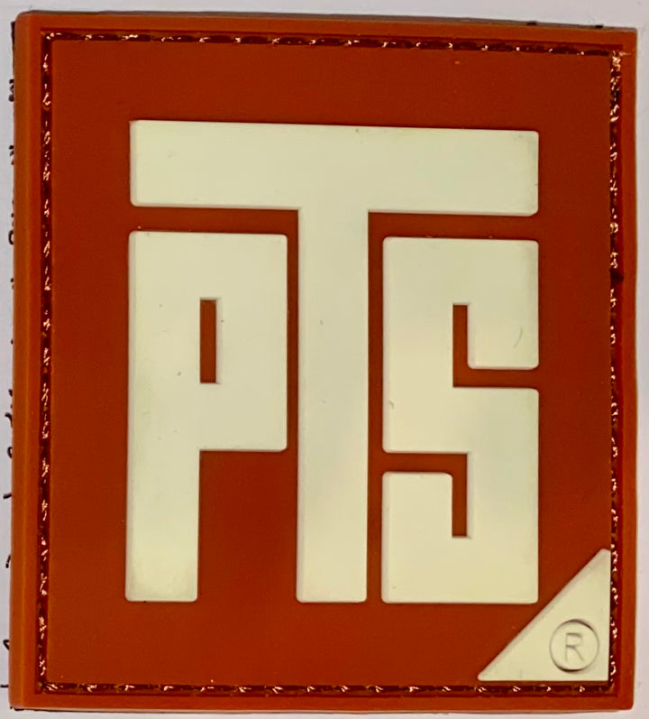 PTS Square Logo Tab PVC Patch