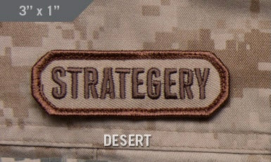 MSM Strategery Embroidered Morale Patch