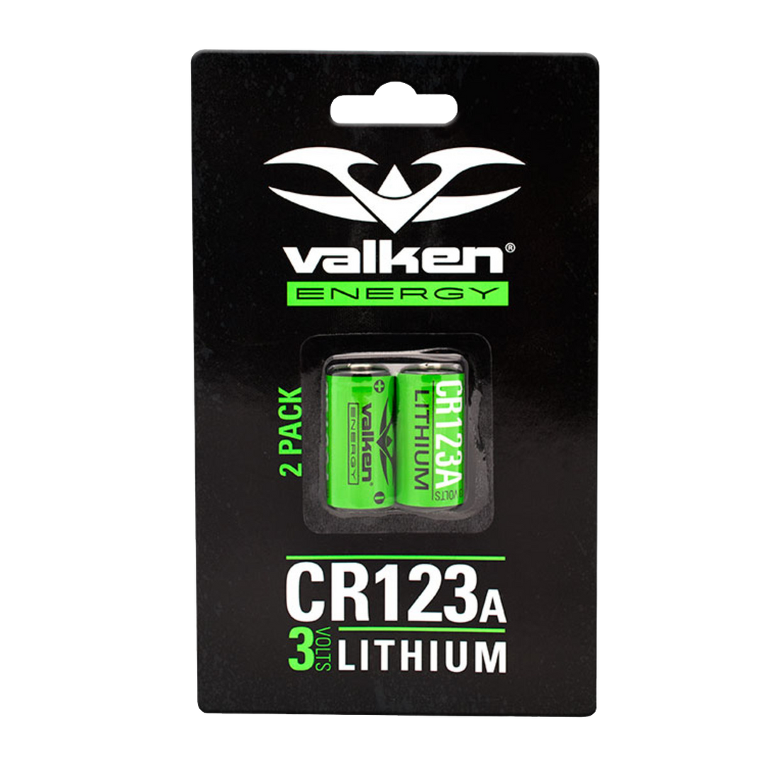 Valken CR123A 2Pk Lithium Battery